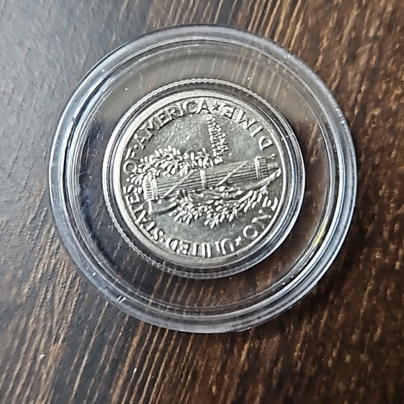 Silver Mercury Dimes-1916,1917,1918.Beautiful Condition.Full Split Bands. - Picture 6 of 8